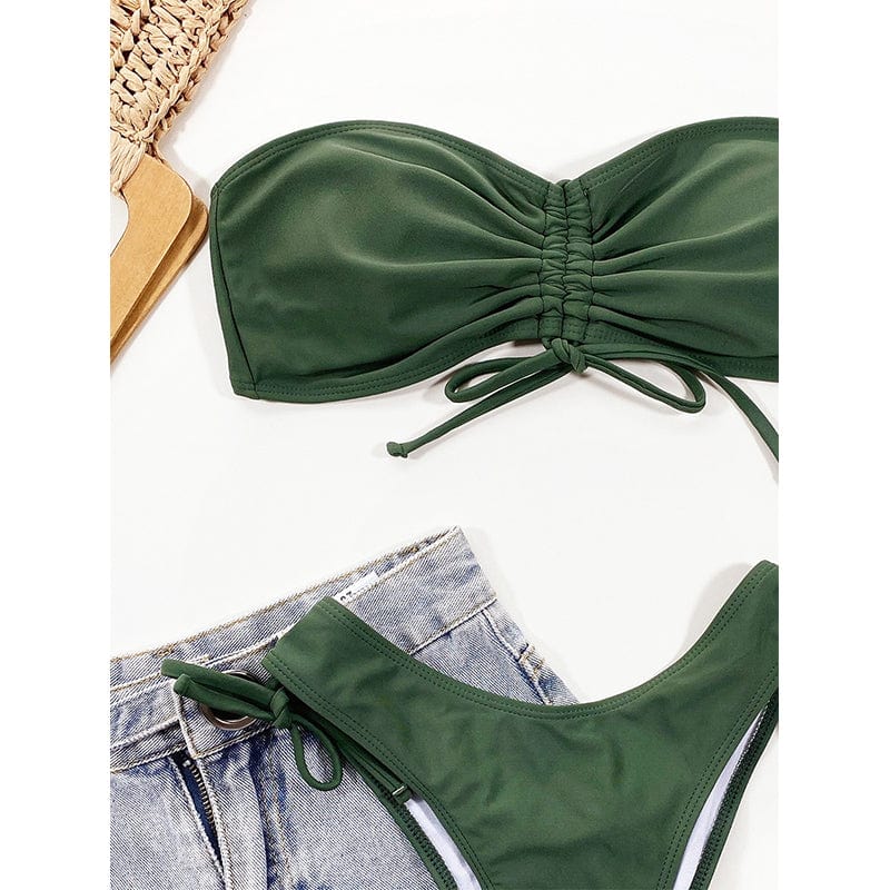 Bikini brazylijskie z wycięciem na biodrach