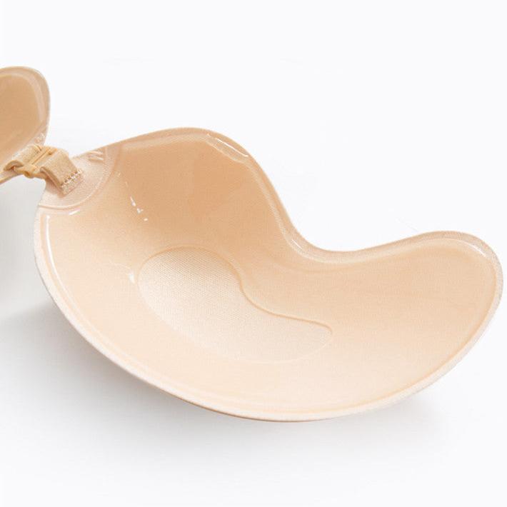 Biustonosz samonośny z silikonowym przylepnem materiałem