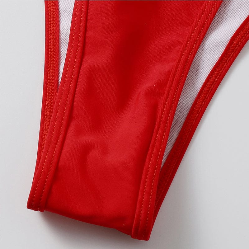 Dwuczęściowy strój kąpielowy z topem o długim rękawie