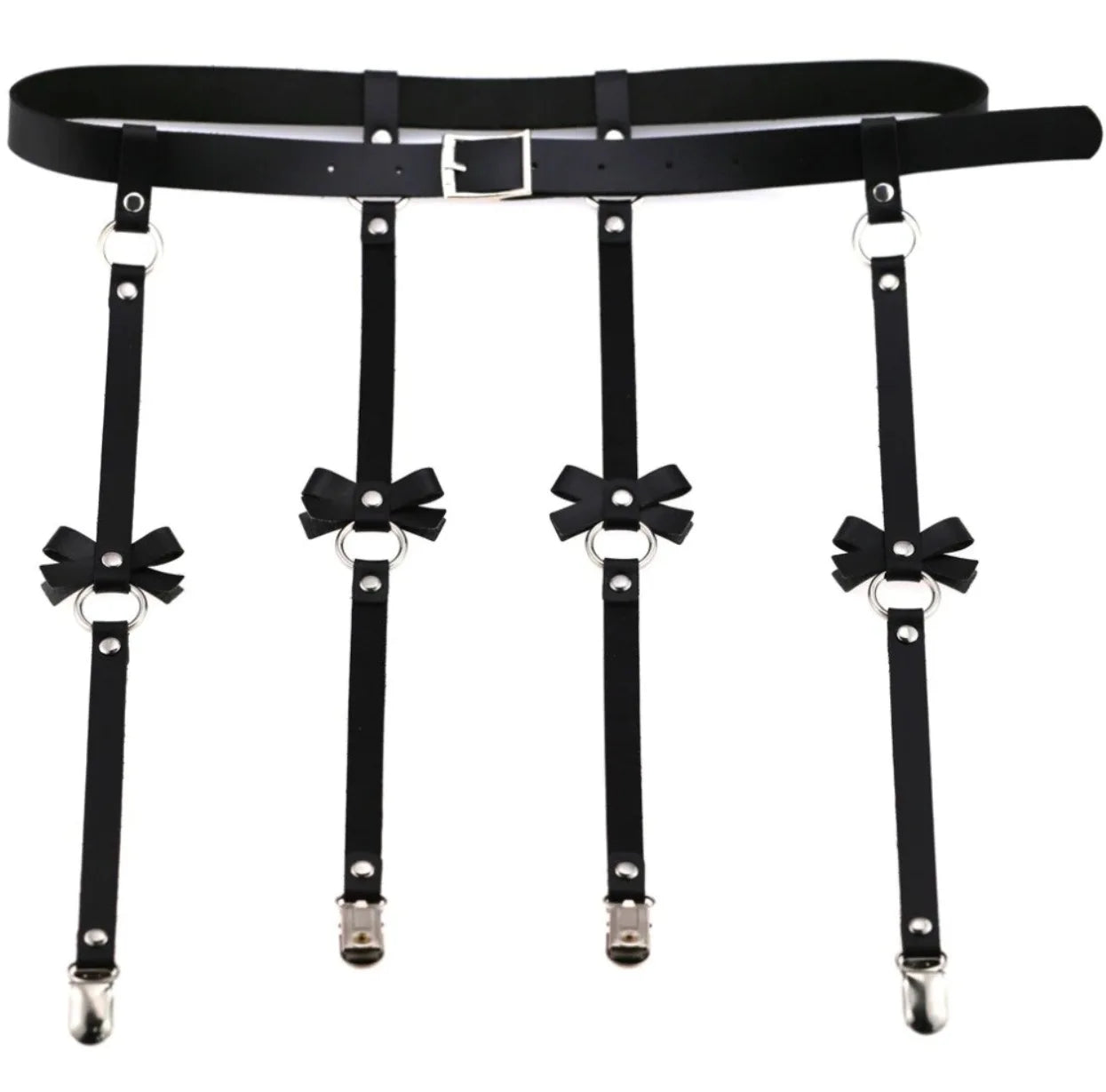 Pas do pończoch z regulowanym designem