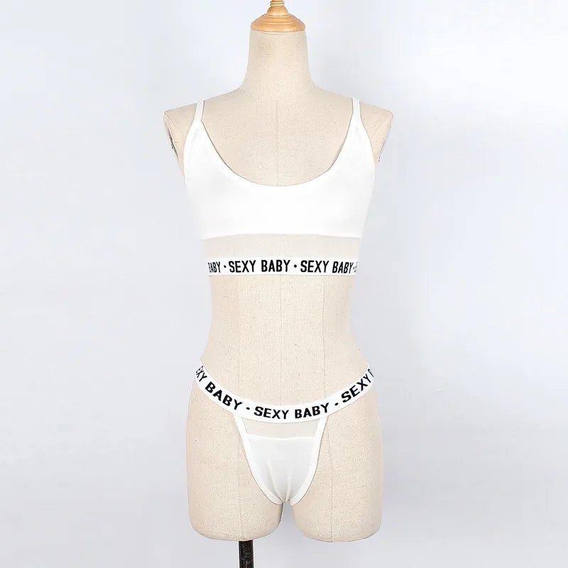 Komplet bielizny z siateczką