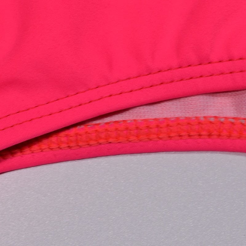 Dwuczęściowy strój kąpielowy z majtkami o wysokim stanie