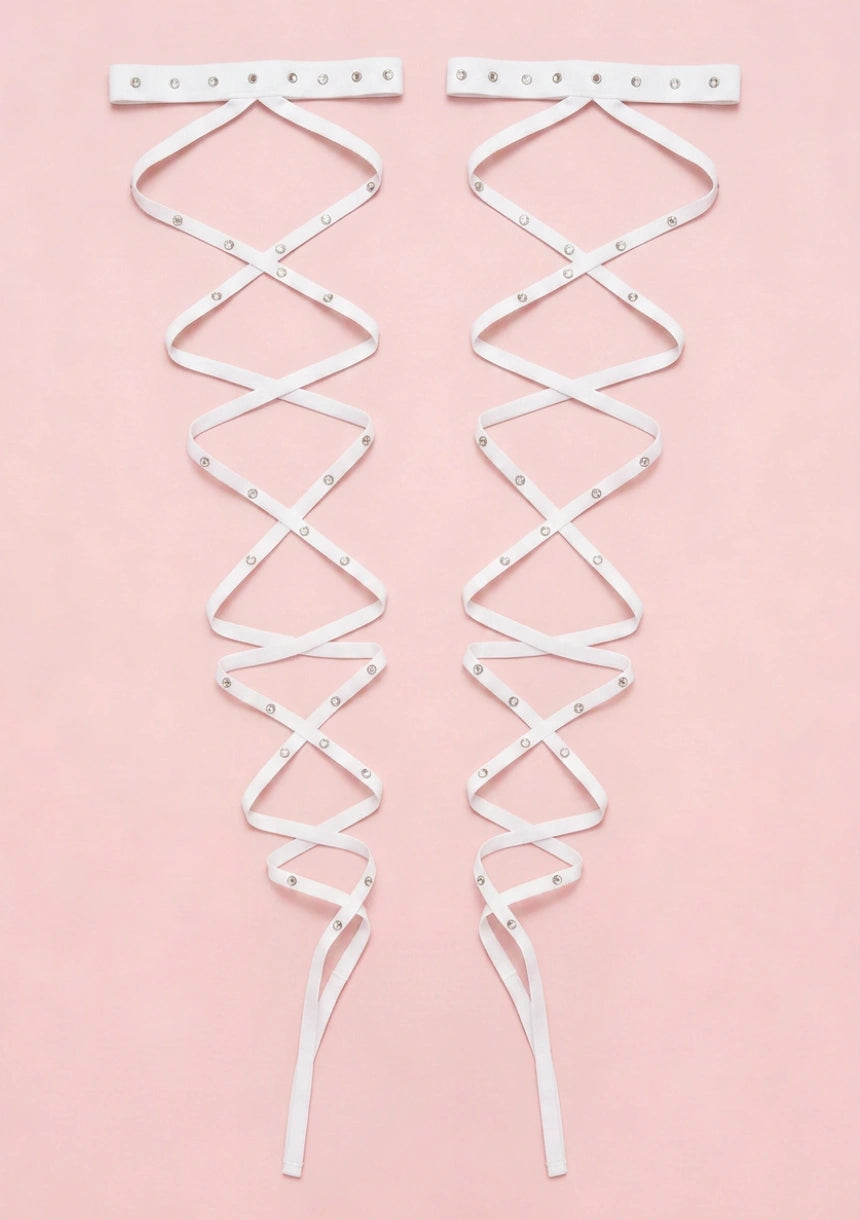 Pończochy samonośne typu harness