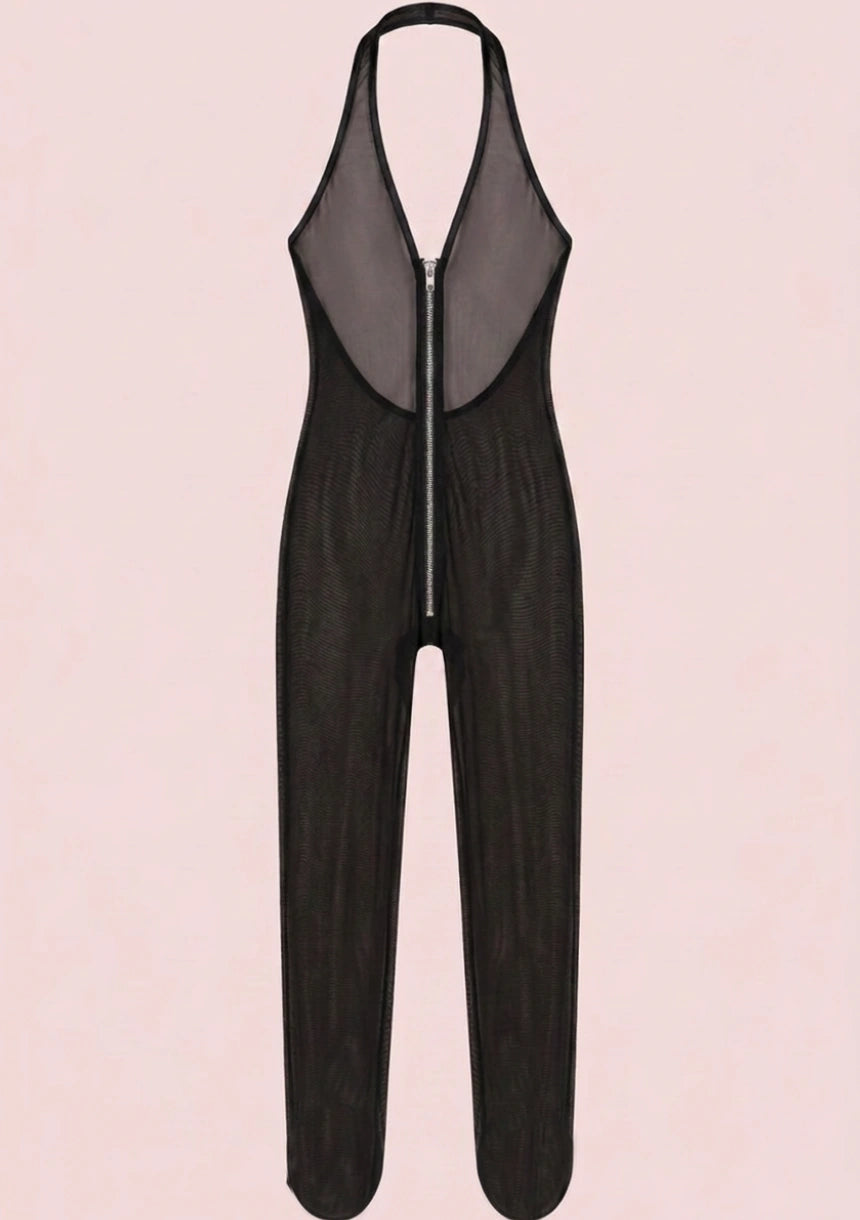 Bodystocking z suwakiem