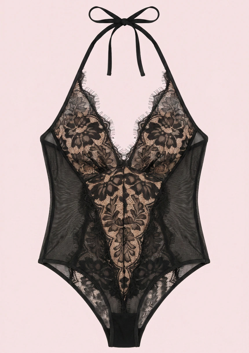 Eleganckie body koronkowe