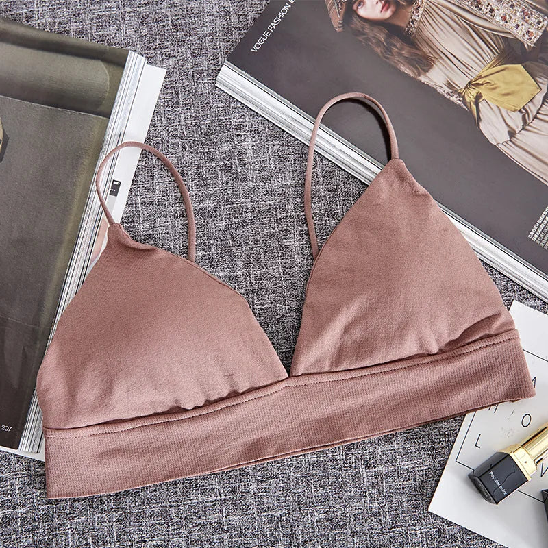 Miękki biustonosz bralette na bez fiszbin