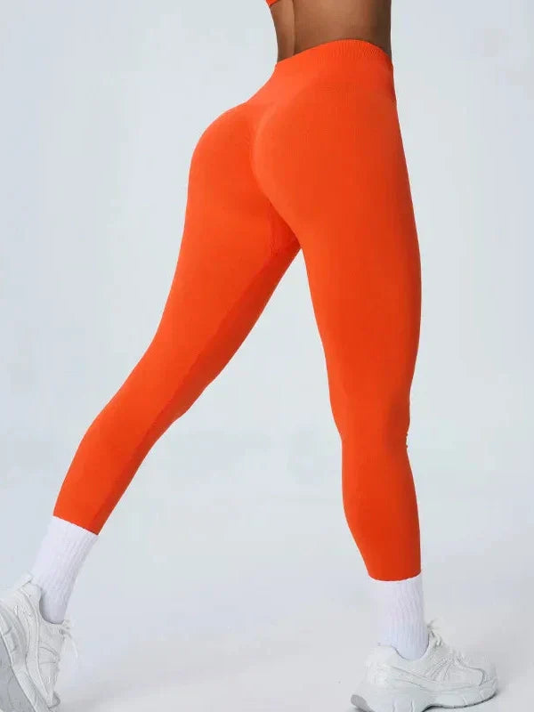 Legginsy sportowe z wysokim stanem