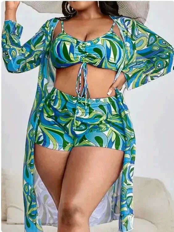 Stroje kąpielowe plus size modelujące
