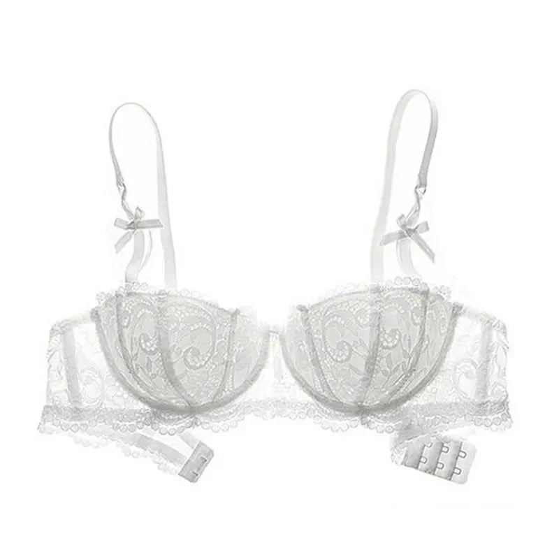 Biustonosz balkonetka z regulowanymi ramiączkami