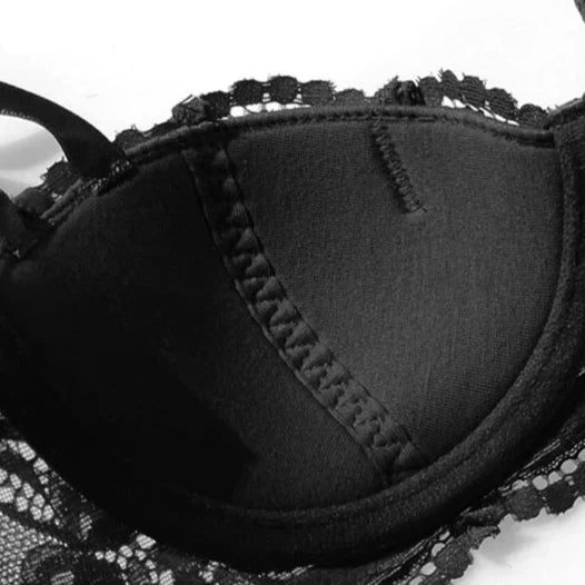 Biustonosz balkonetka z regulowanymi ramiączkami