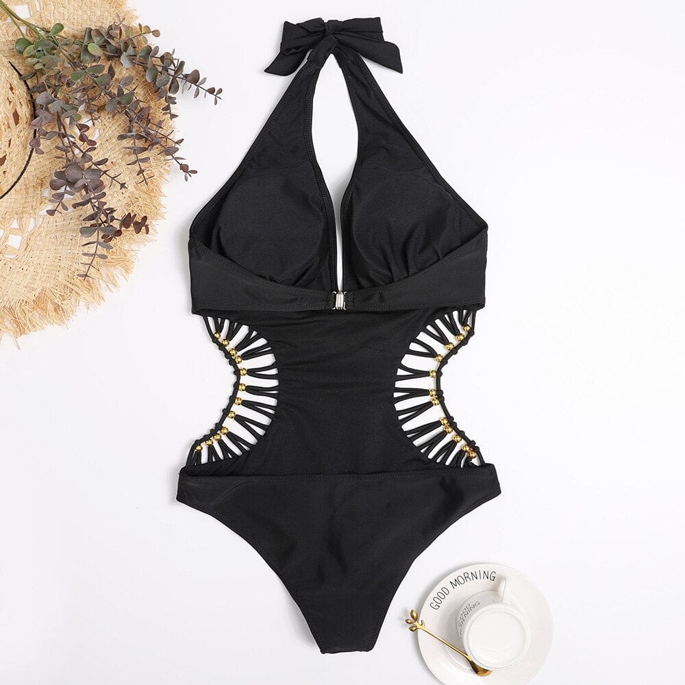 Monokini z efektownymi wycięciami