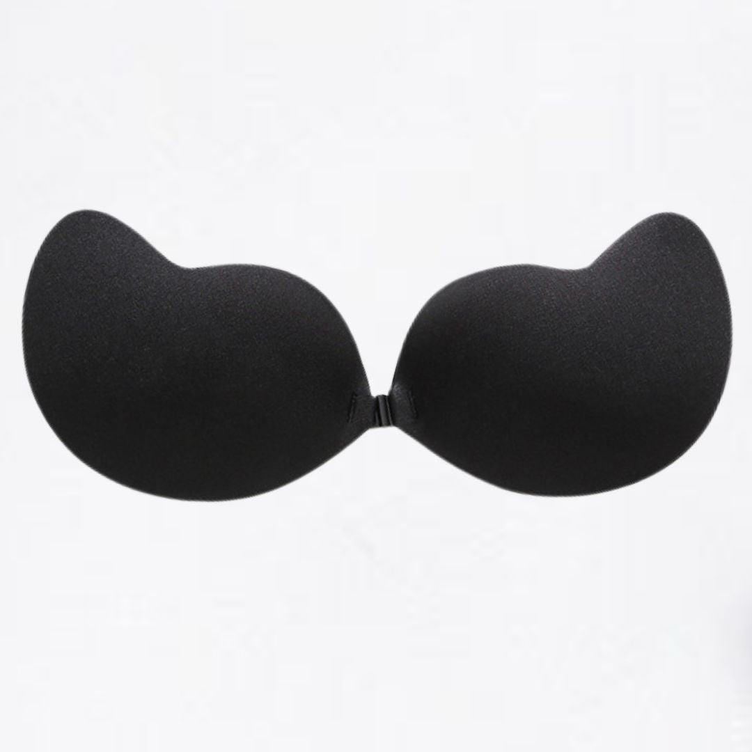 Biustonosz samonośny z silikonowym przylepnem materiałem