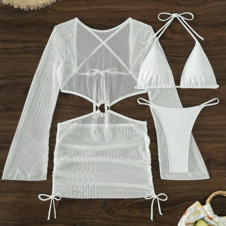 Zestaw bikini z odkrytymi plecami