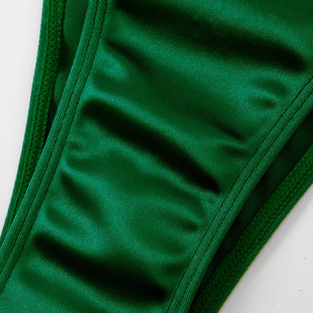 Dwuczęściowy strój kąpielowy bez ramiączek z regulowanymi gąbeczkami