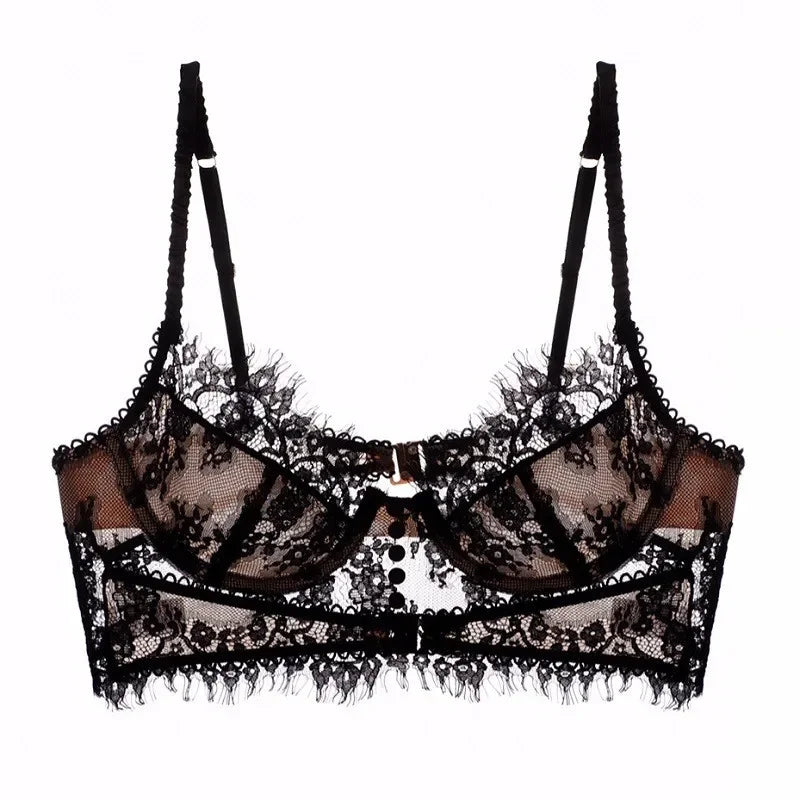 Koronkowy biustonosz bralette