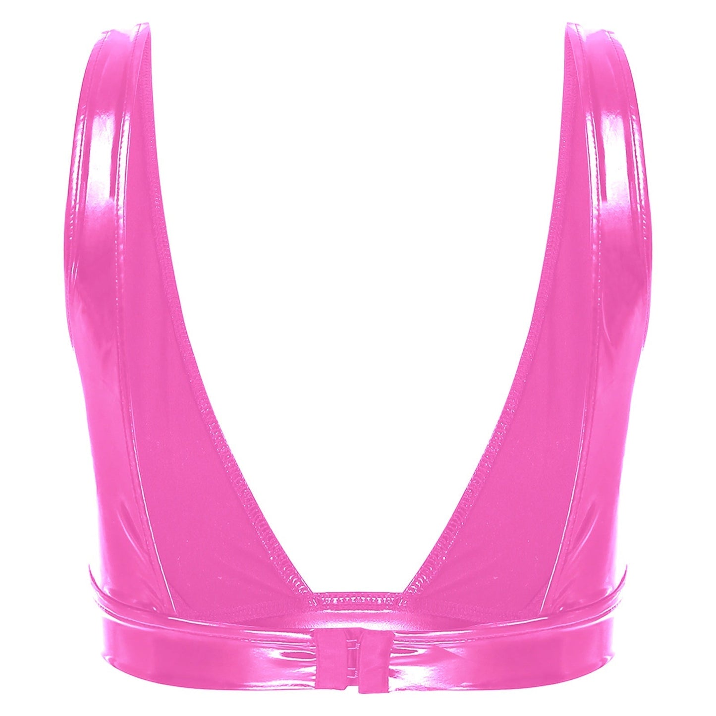 Biustonosz z głębokim dekoltem zapinany na plecach