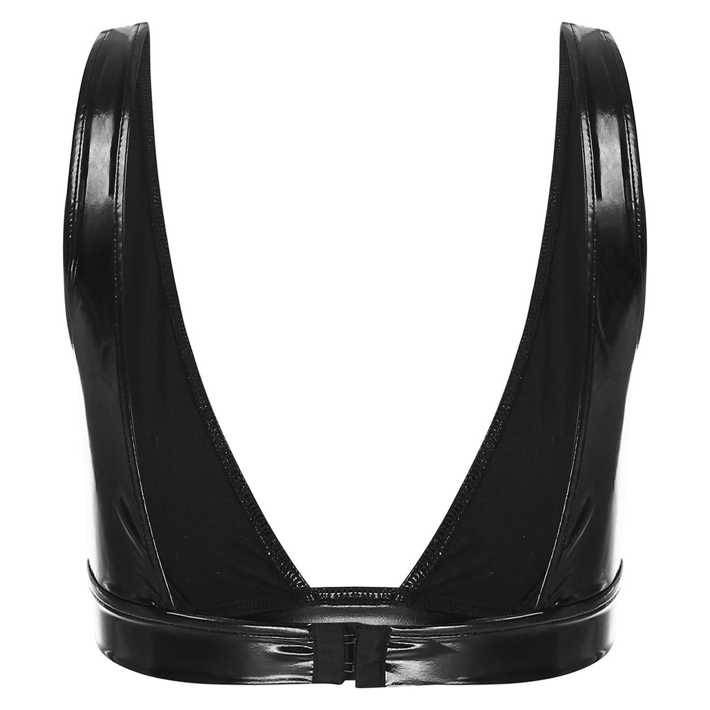 Biustonosz z głębokim dekoltem zapinany na plecach