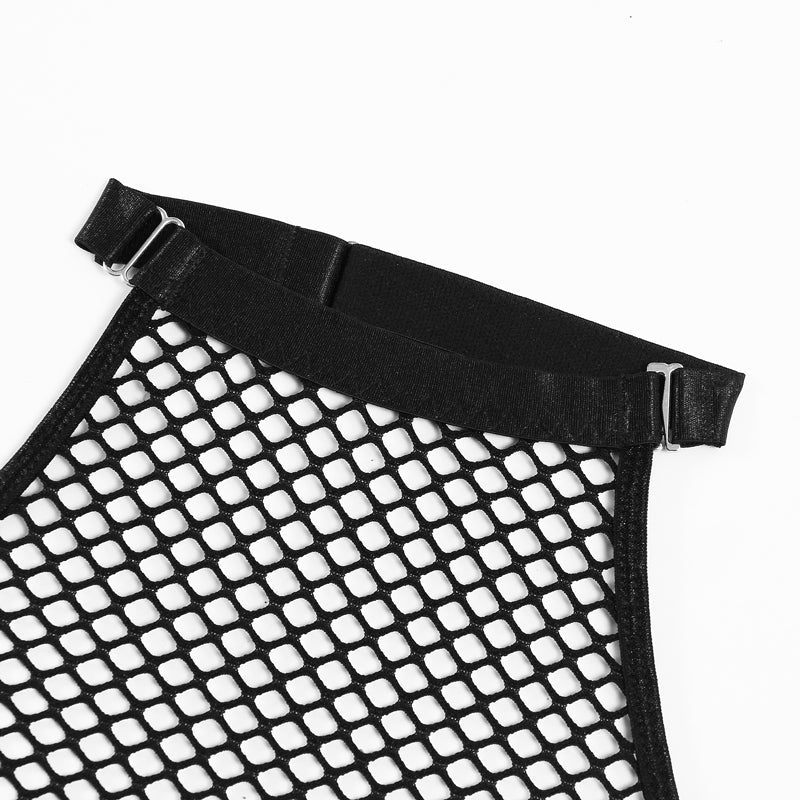 Siateczkowe body w stylu kabaretek