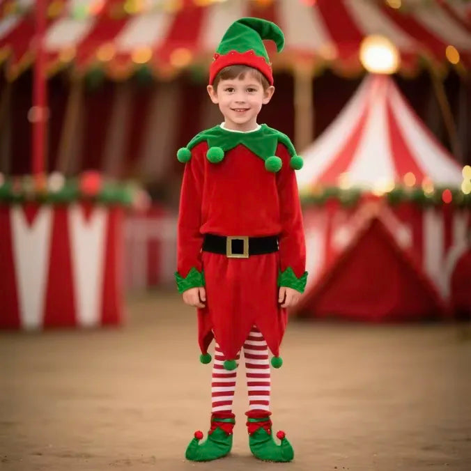 Dziecięcy strój świątecznego elfa