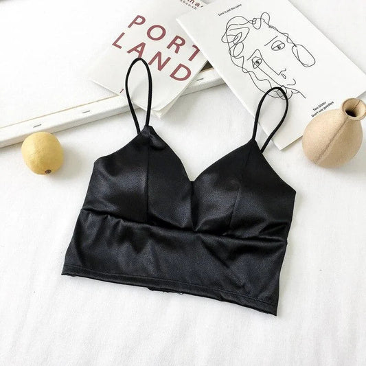 Czarny Biustonosz bralette w formie topu