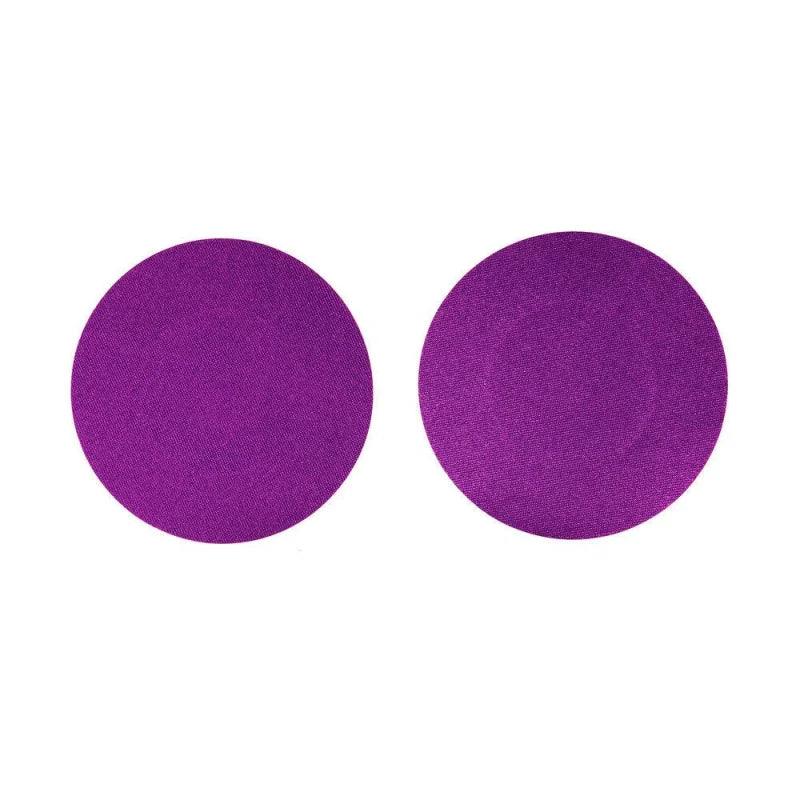 Kolorowe naklejki na sutki w kształcie koła - Fioletowy / Uniwersalny