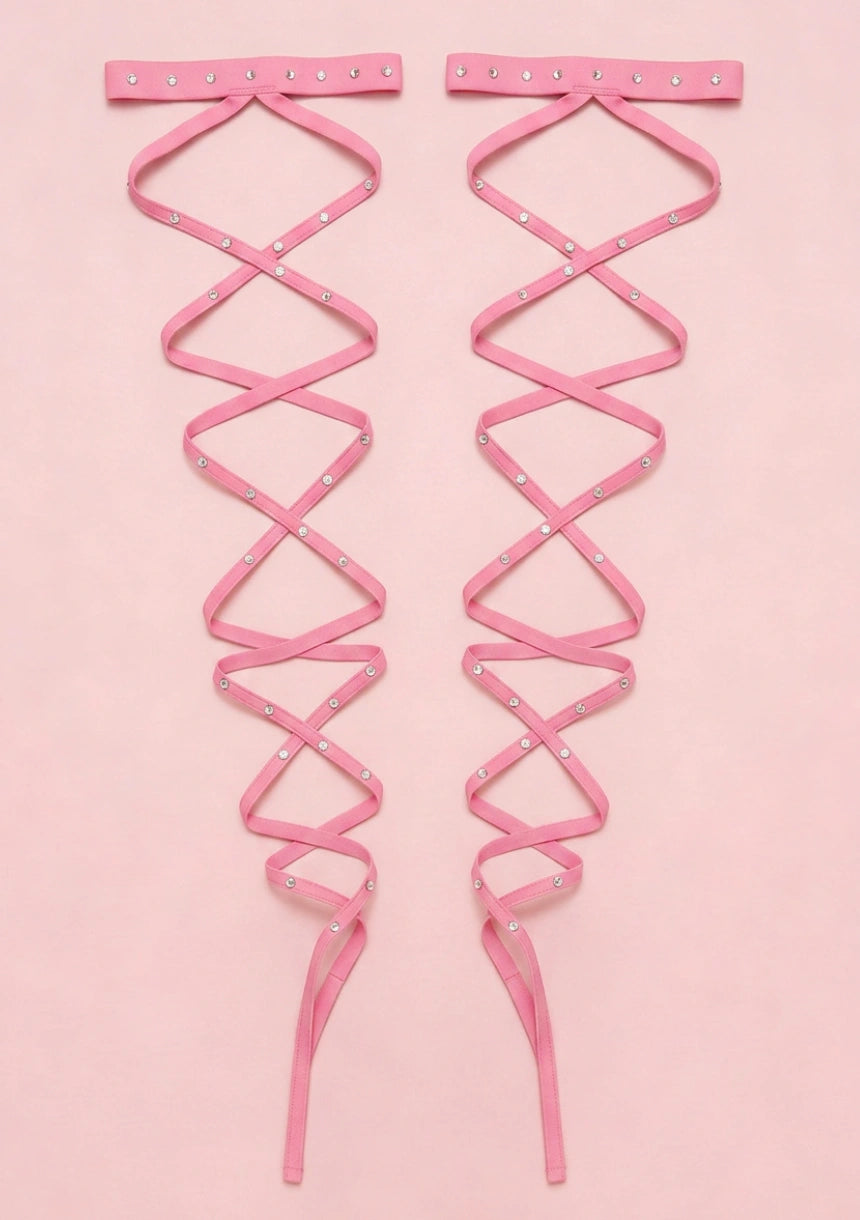 Pończochy samonośne typu harness