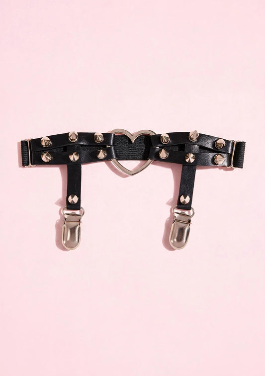 Harness na udo z kolcami