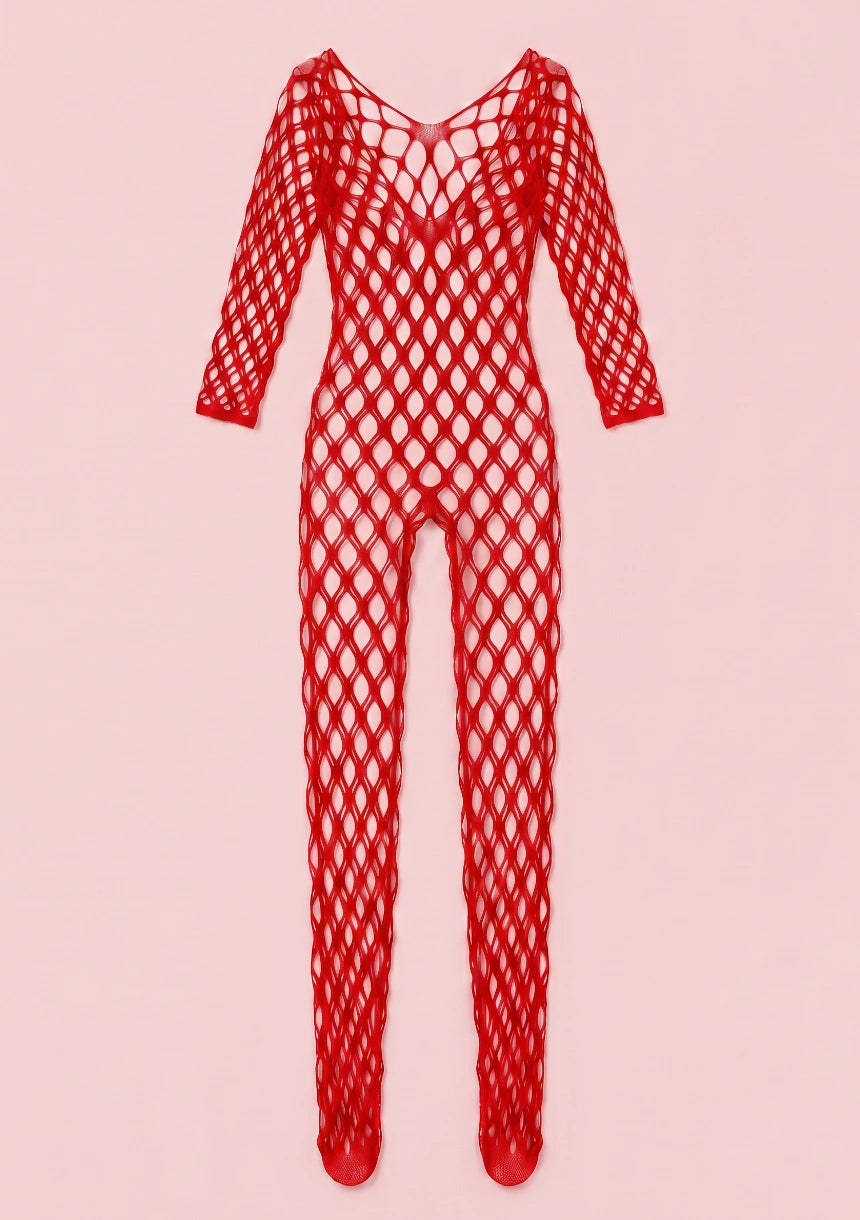 Bodystocking z siateczki