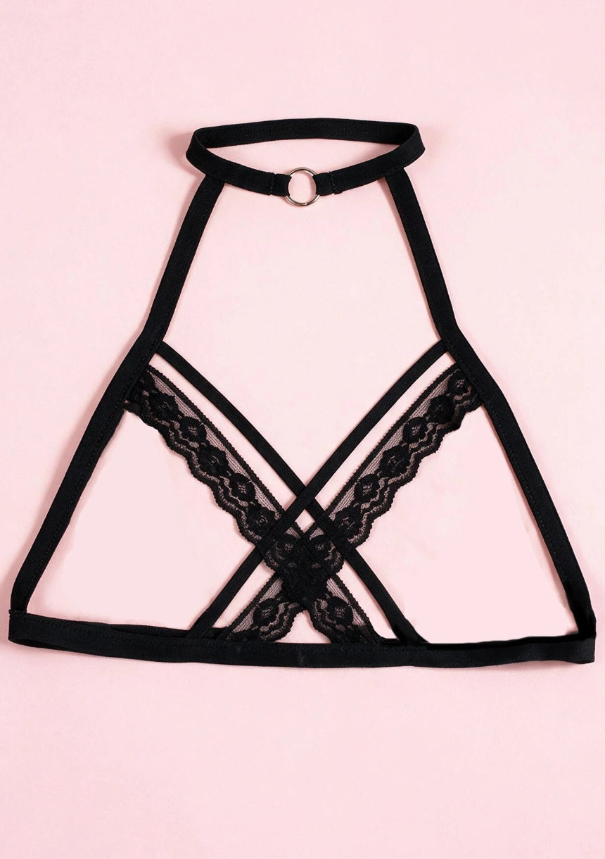 Regulowany harness na biust