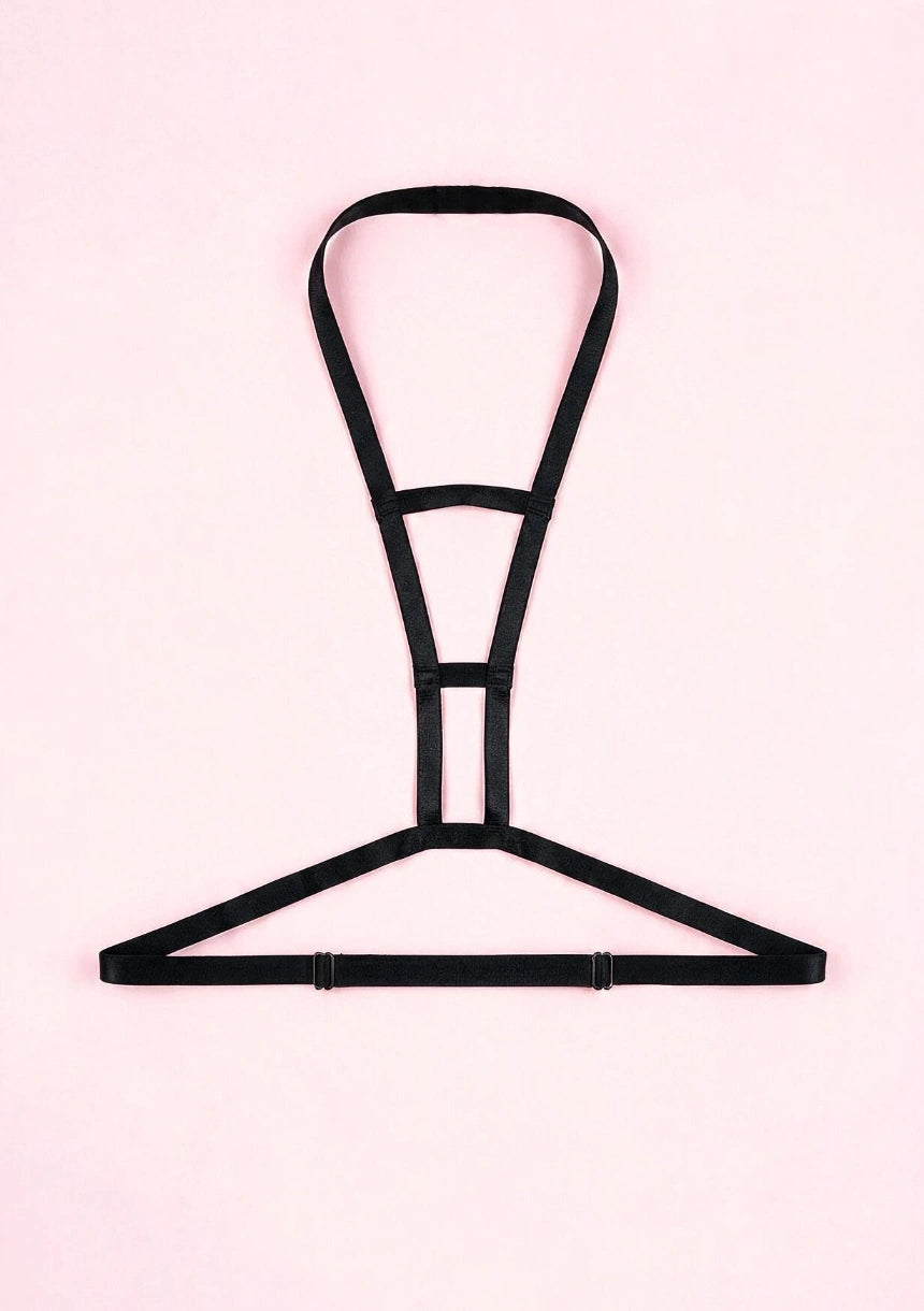 Ozdobny harness do biustonosza