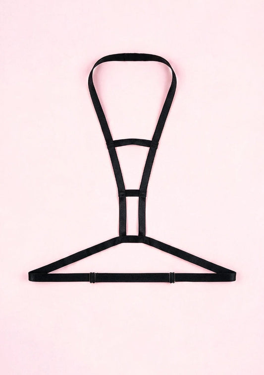 Ozdobny harness do biustonosza