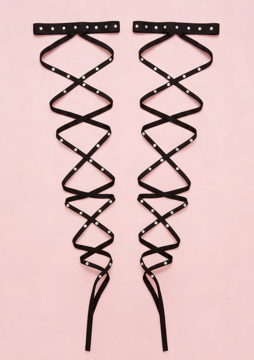 Pończochy samonośne typu harness