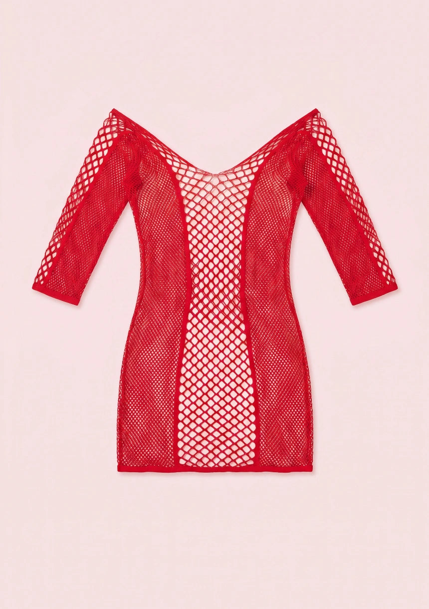 Krótkie bodystocking o kroju sukienki