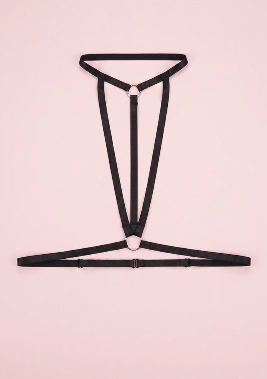 Harness z paskami do biustonosza