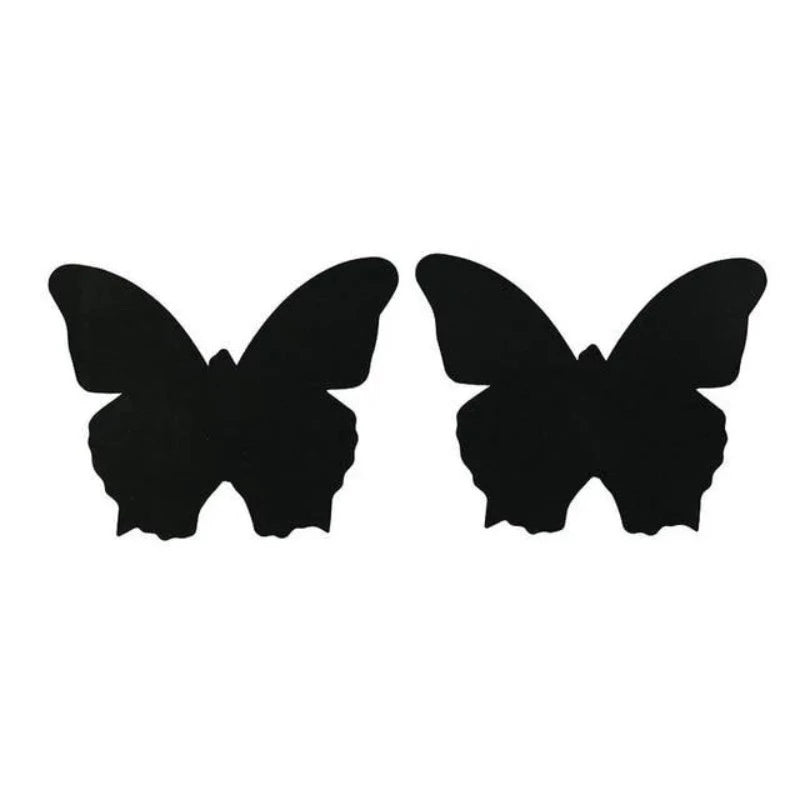Naklejki na sutki w kształcie motyli - Czarny / Uniwersalny