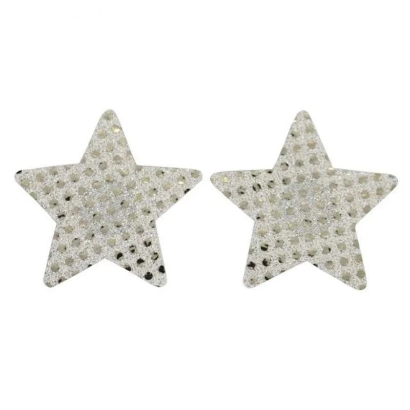 Nasutniki w kształcie gwiazdy - Srebrny / Uniwersalny