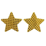 Nasutniki w kształcie gwiazdy - Złoty / Uniwersalny